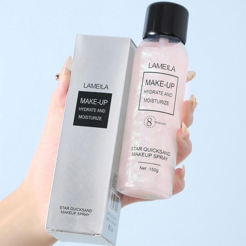 Lameila Makeup Setting Spray Hydrate and Moisturize - Semprotan Penyegar dan Pelembab Wajah