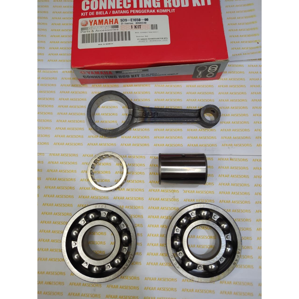 PAKET STANG SEHER VEGA ZR JUPITER Z ROBOT+BEARING KRUK AS KIRI KANAN (5D9-6305-6305)