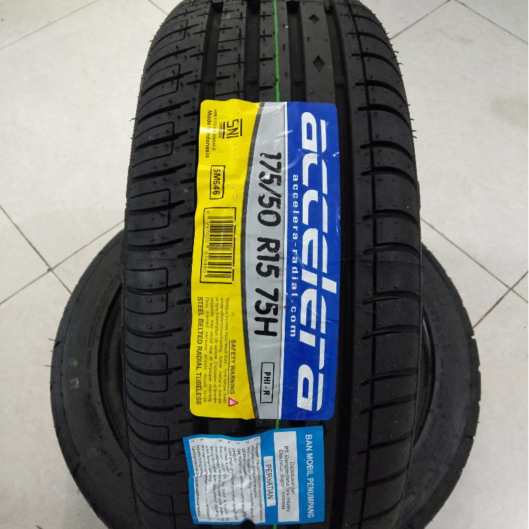 Ban Tubeles Ring 15 175/50 R15 ACCELERA PHI-R Ban Mobil Velg Ring 15 Murah