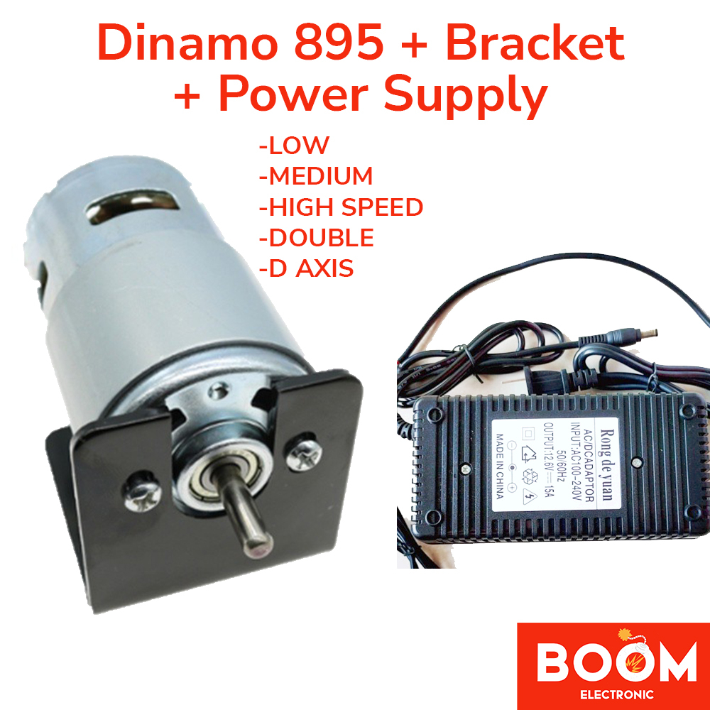 PAKET!!!! DINAMO MOTOR 895 plus Bracket and Power Supply(PS)