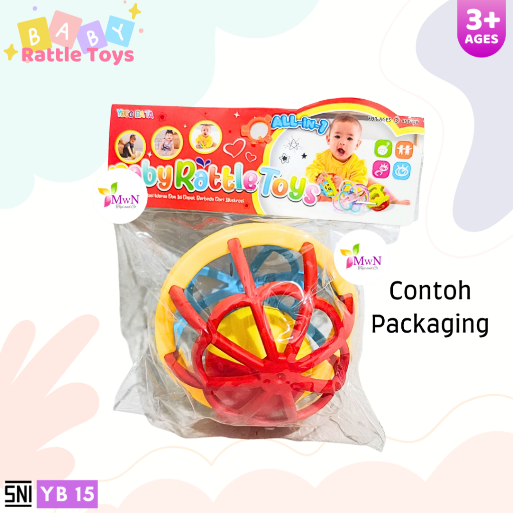 MWN Mainan Anak Bayi Baby Rattle Toys YB15