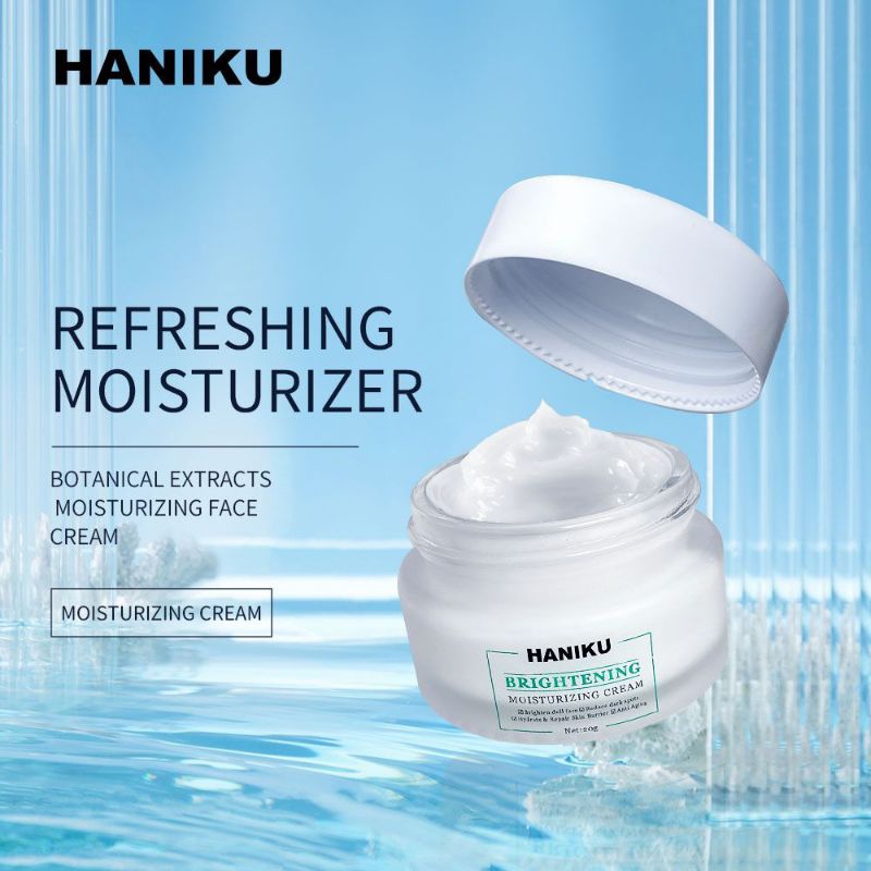 HANIKU BRIGHTENING MOISTURIZING CREAM / MOISTURIZER HANIKU NIACIN CREAM ORIGINAL BPOM / CREAM MALAM PAKET WHITENING &amp; NORMAL THERA SKIN