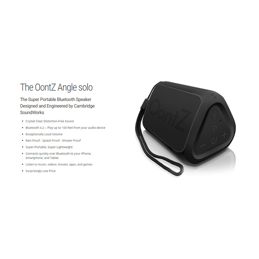 OontZ Angle solo Super Portable Bluetooth Speaker