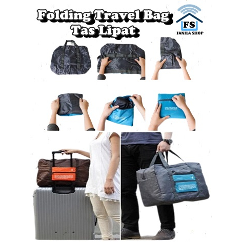 Folding Travel Bag Tas Lipat Tas Kait Koper Tangan Tas Traveling Tas Wisata