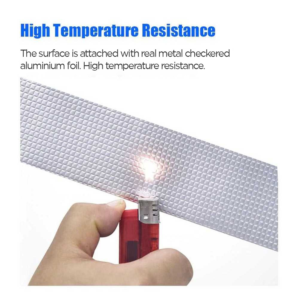 Lakban Aluminium Foil Butyl Tape Waterproof Sealing 5 cm x 5 m - M5-05 - Silver