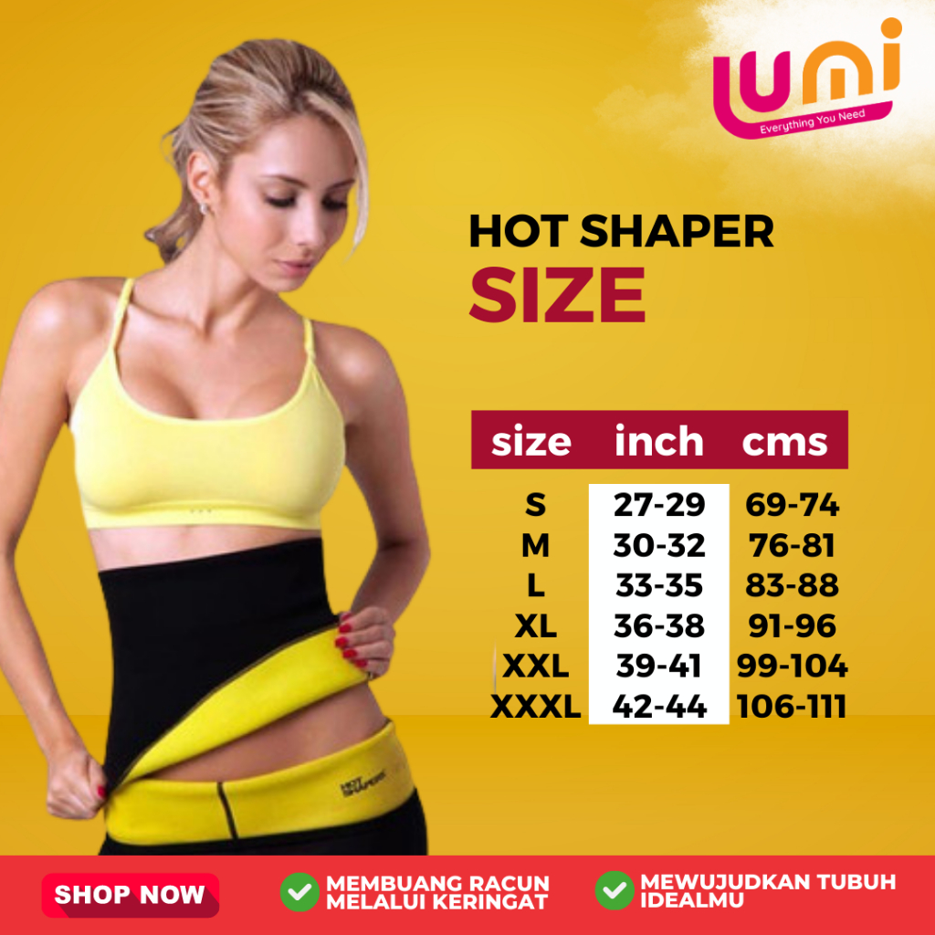 KORSET PELANGSING PERUT PRIA WANITA HOT SHAPER WAIST NEOTEX SHAPERS OLAHRAGA STAGEN PENGECIL PERUT