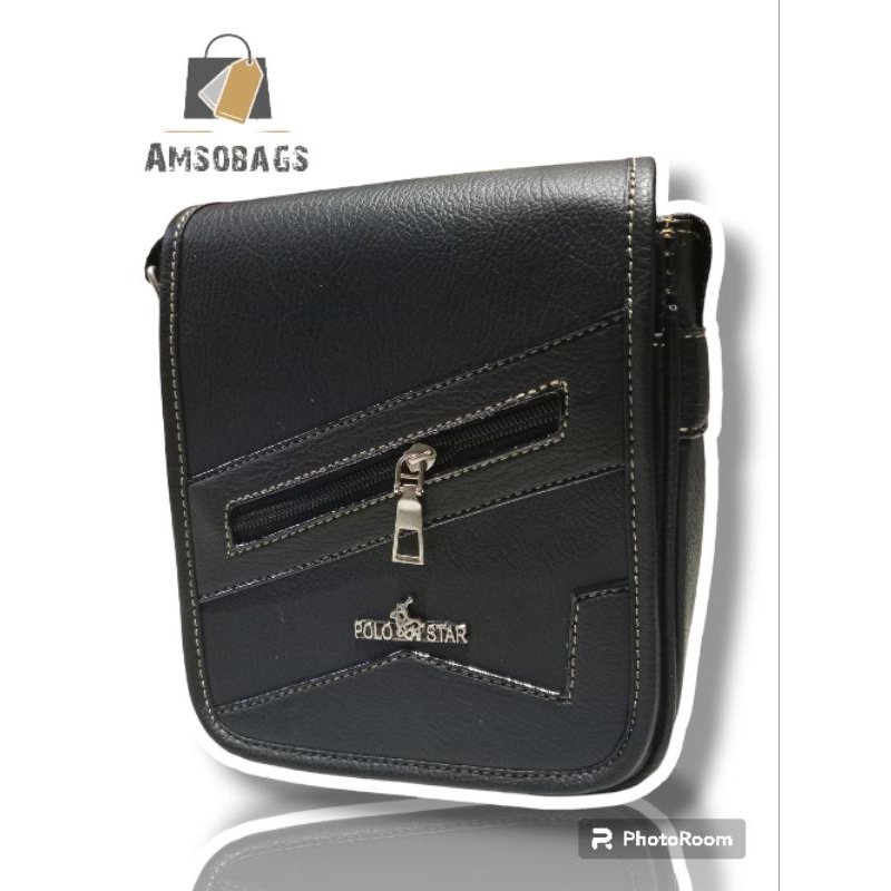 TAS PRIA SLEMPANG KOTAK 8 INCHI BESTSELLER NEW PRODUK LOGO
