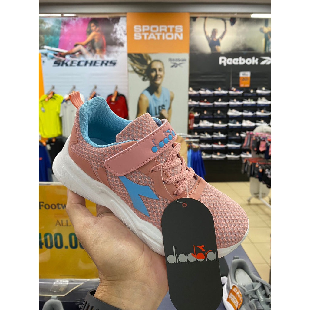 Diadora Fabi Jr Pink Kids Shoes Original