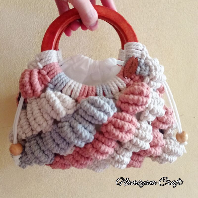 Paket KIT Handbag Macrame | DIY Tas Macrame