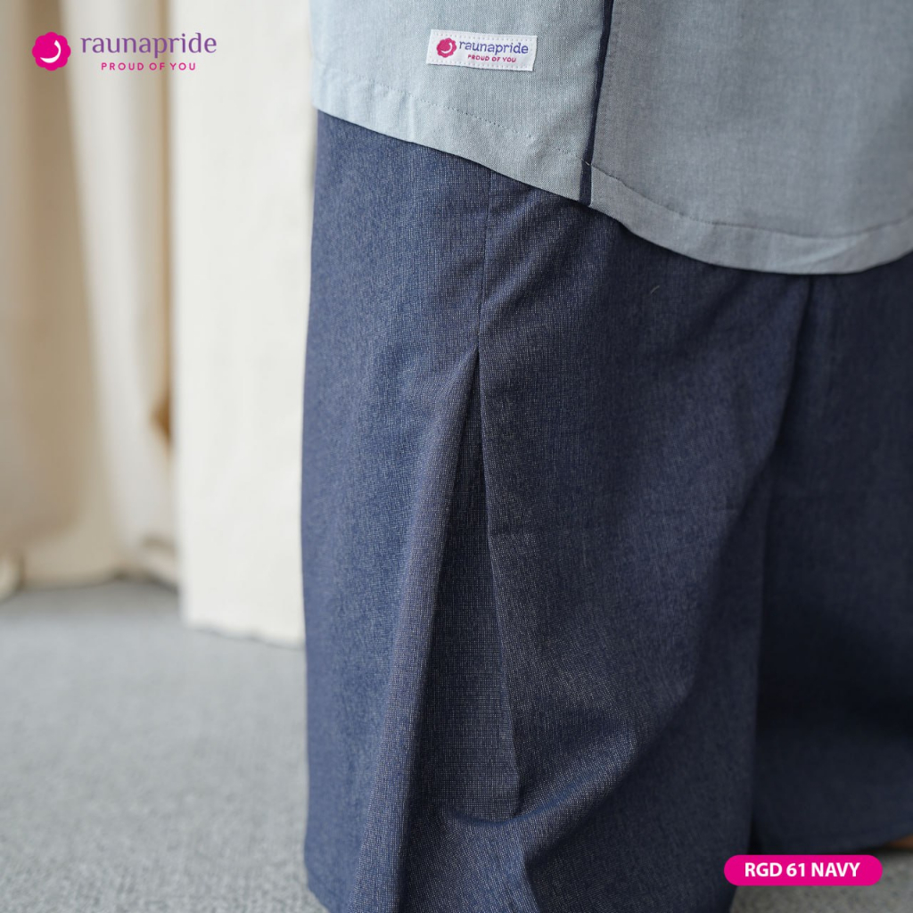 Rauna Baju  Gamis Wanita Dewasa  Katun / RGD-61 / Fashion Muslim