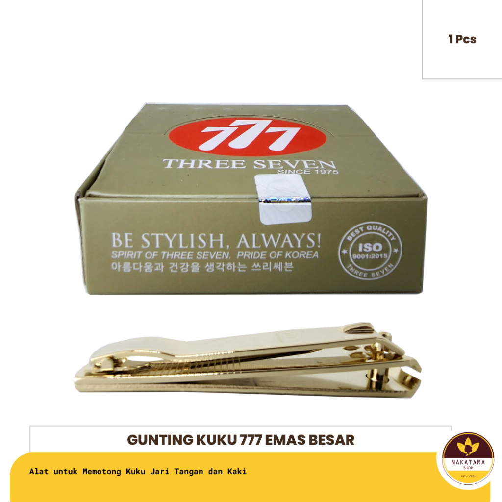 GUNTING KUKU 777 EMAS UKURAN BESAR 1 PCS
