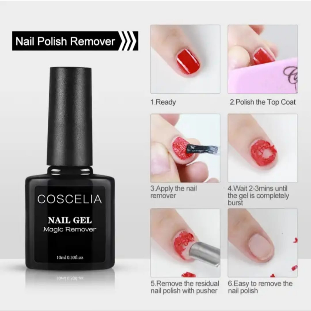 Magic Remover Penghapus Nail Gel / Kutek / Cat Kuku - Remover Bagus Murah