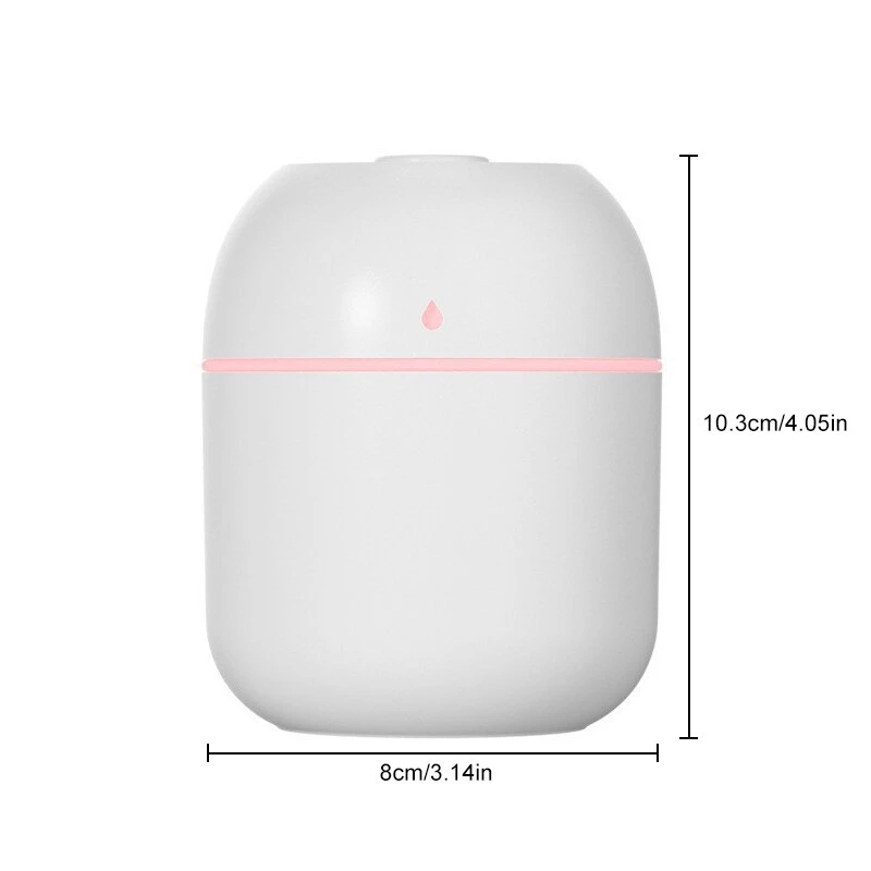 Pelembab Udara Humidifier Diffuser USB Mini Air Purifier Aromatherapy Essential Oil Difuser