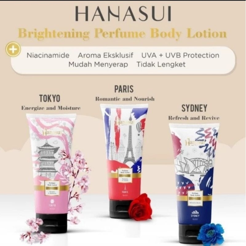 Hanasui Brightening Parfum Body Lotion 180 ml