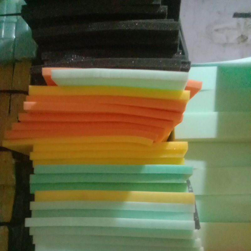 busa lembaran 2cm 80x40x2cm busa kuning