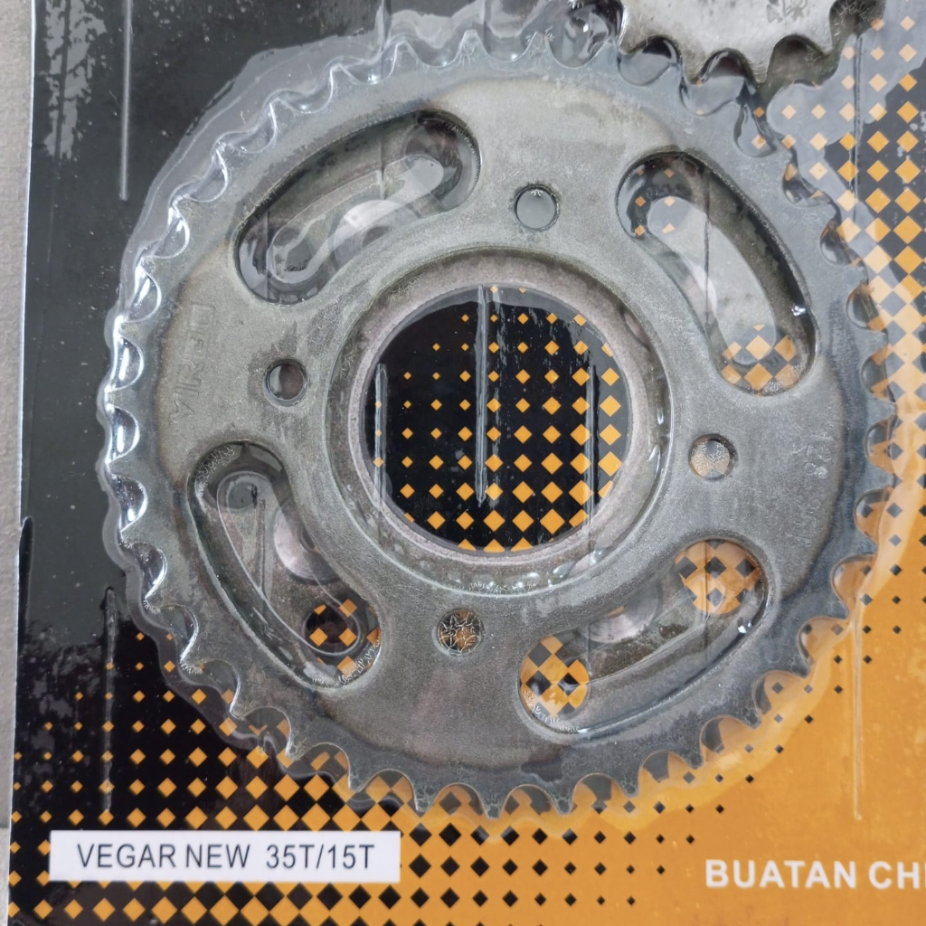 GEAR SET DEPAN + BELAKANG MURAH VEGA R NEW 15T/35T VIRGO