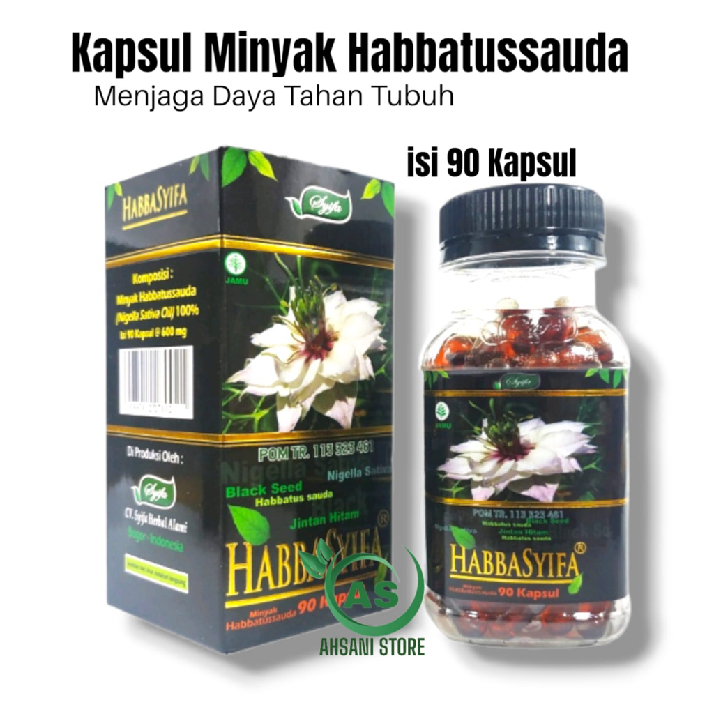 

Habbasyifa Minyak Habbatussauda Black Seed Oil 90 Kapsul