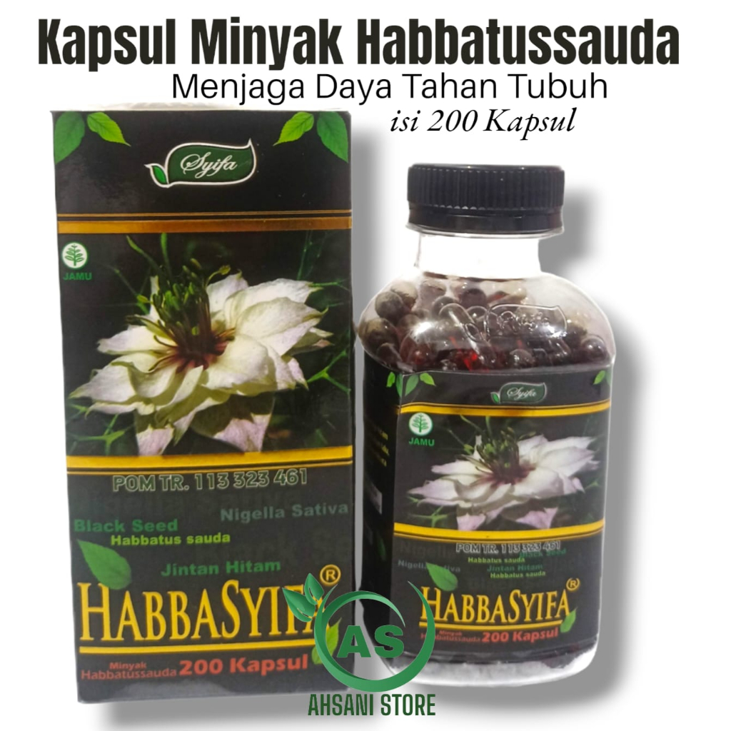 

Habbasyifa Minyak Habbatussauda Black Seed Oil 200 Kapsul