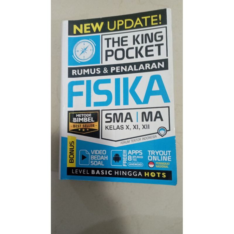 *PRELOVED* THE KING POCKET FISIKA RUMUS DAN PENALARAN