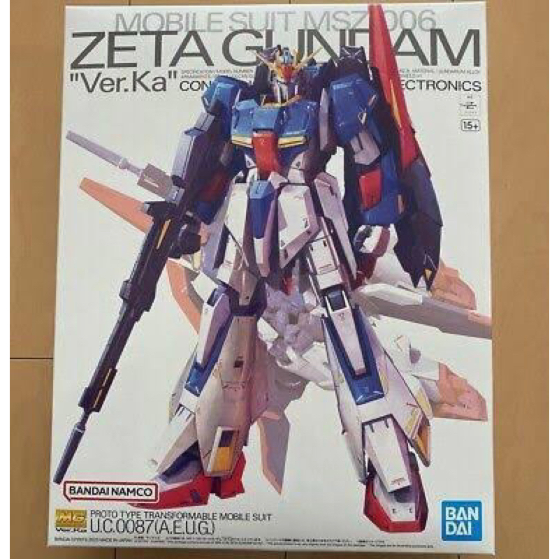 MG Zeta Gundam Ver. Ka Model Kit Figure Bandai