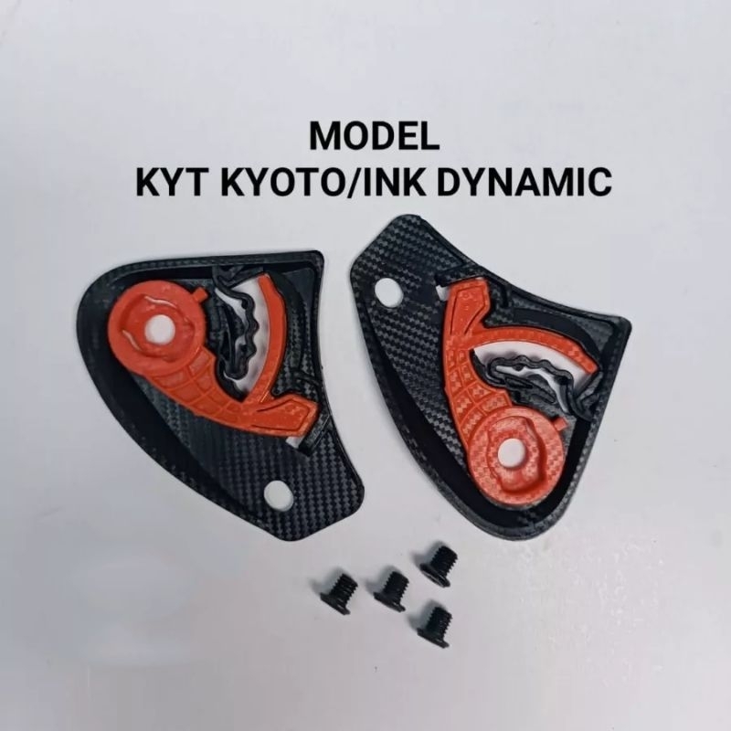 Ratchet / Rachet Helm / Dudukan Kaca Helm / Kupingan Helm INK DYNAMIC | KYT KYOTO