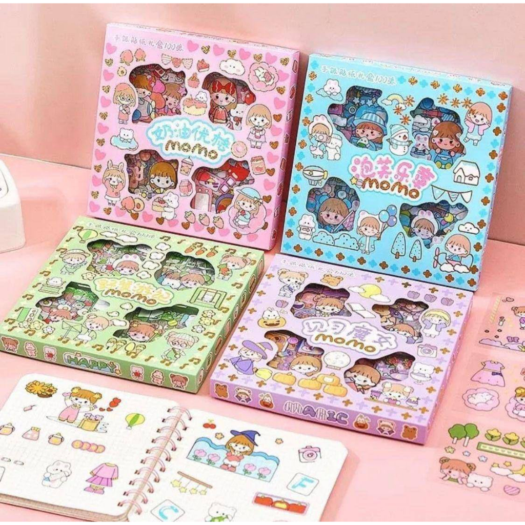 

STICKER MOMO STIKER VIRAL ISI 100 LEMBAR ANTI AIR STICKER NOTE