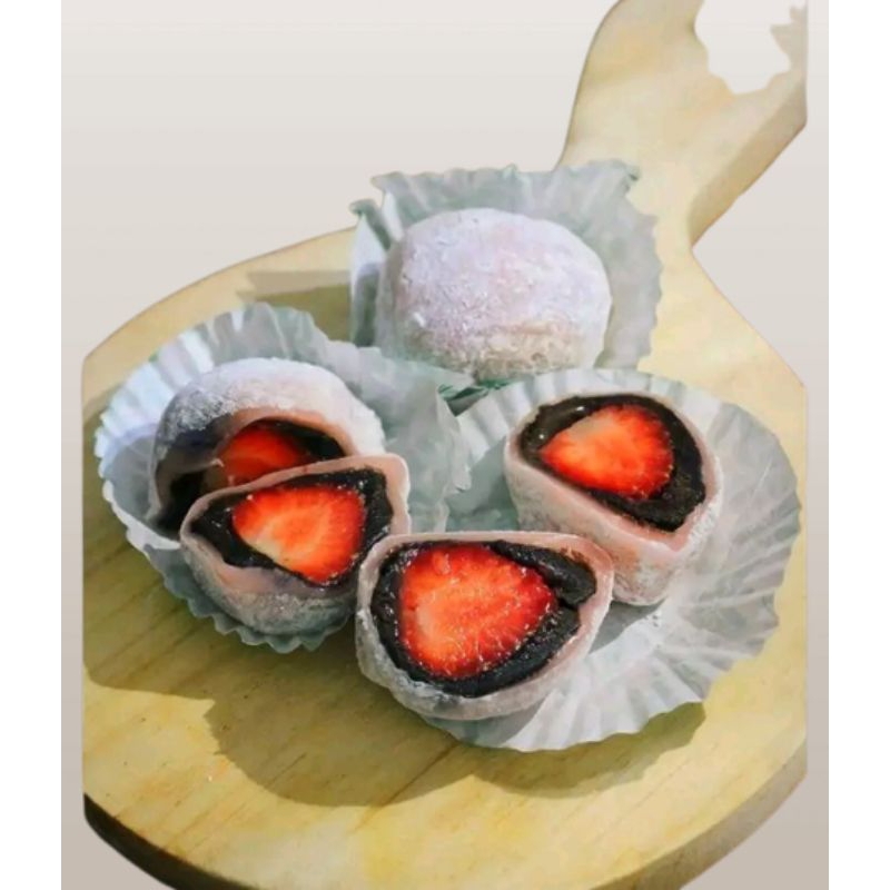 

Ichigo daifuku, Moci Viral, Moci Strawberry, Moci Coklat Lumer