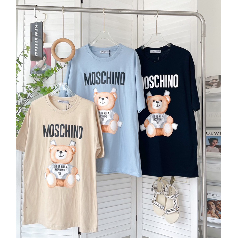 ATASAN GIANTS BASIC KAOS OVERSIZE MOSCH!NO IMPORT BANGKOK (BJGB536)