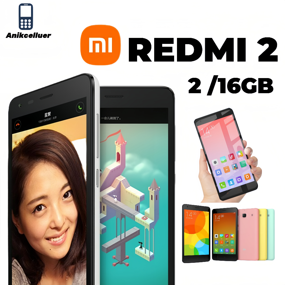 HP Xiaomi Redmi2 2GB 16GB Android 5.11 4G Enhanced Edition
