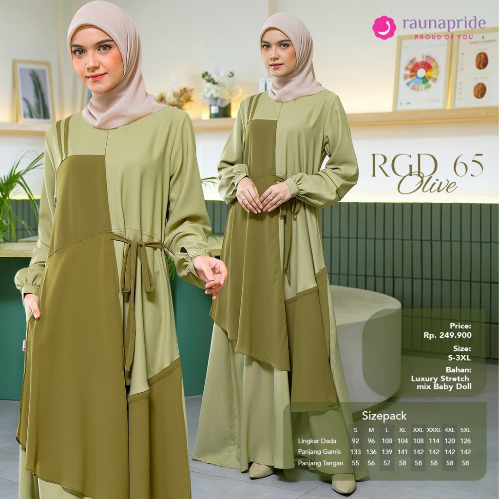 Rauna Gamis Dewasa RGD 65 - Gamis Terbaru 2023