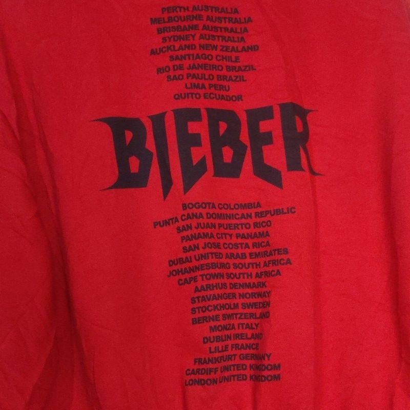 Sweater Hoodie HnMXJustin Bieber World Tour