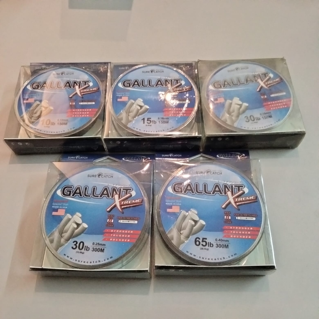 Senar Pancing SURE CATCH Gallant  Xtreme, Spectra Fiber Made in USA