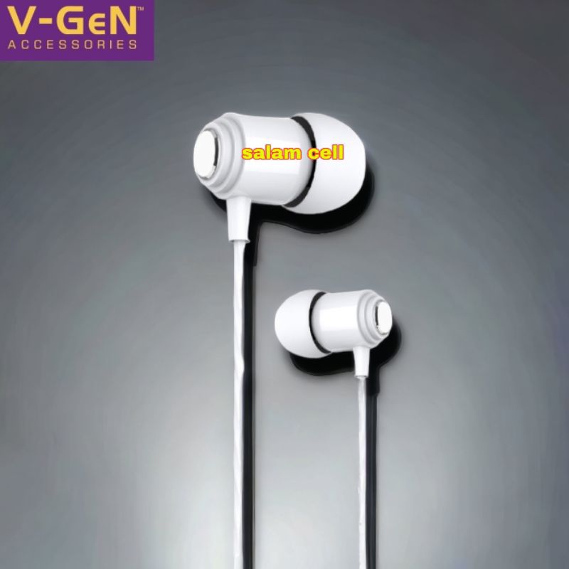 Headset V-Gen VEP1-16 1Pack Isi 20pcs VGeN VEP1 16 Wired Earphones Original