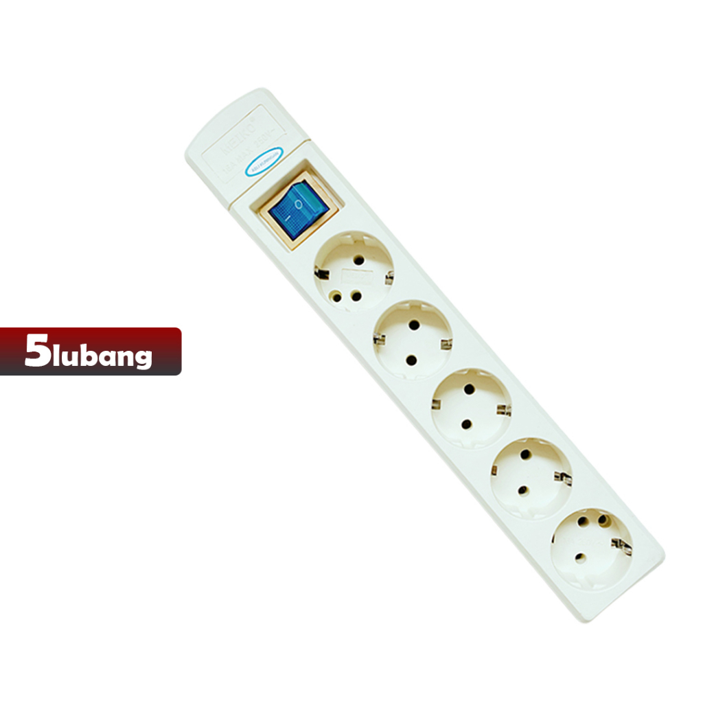 Cuci Gudang Stop Kontak 5 Lubang  NON Kabel / Tanpa Kabel / Switch ON-OFF &amp; NON ON -OFF - YOYOSOO