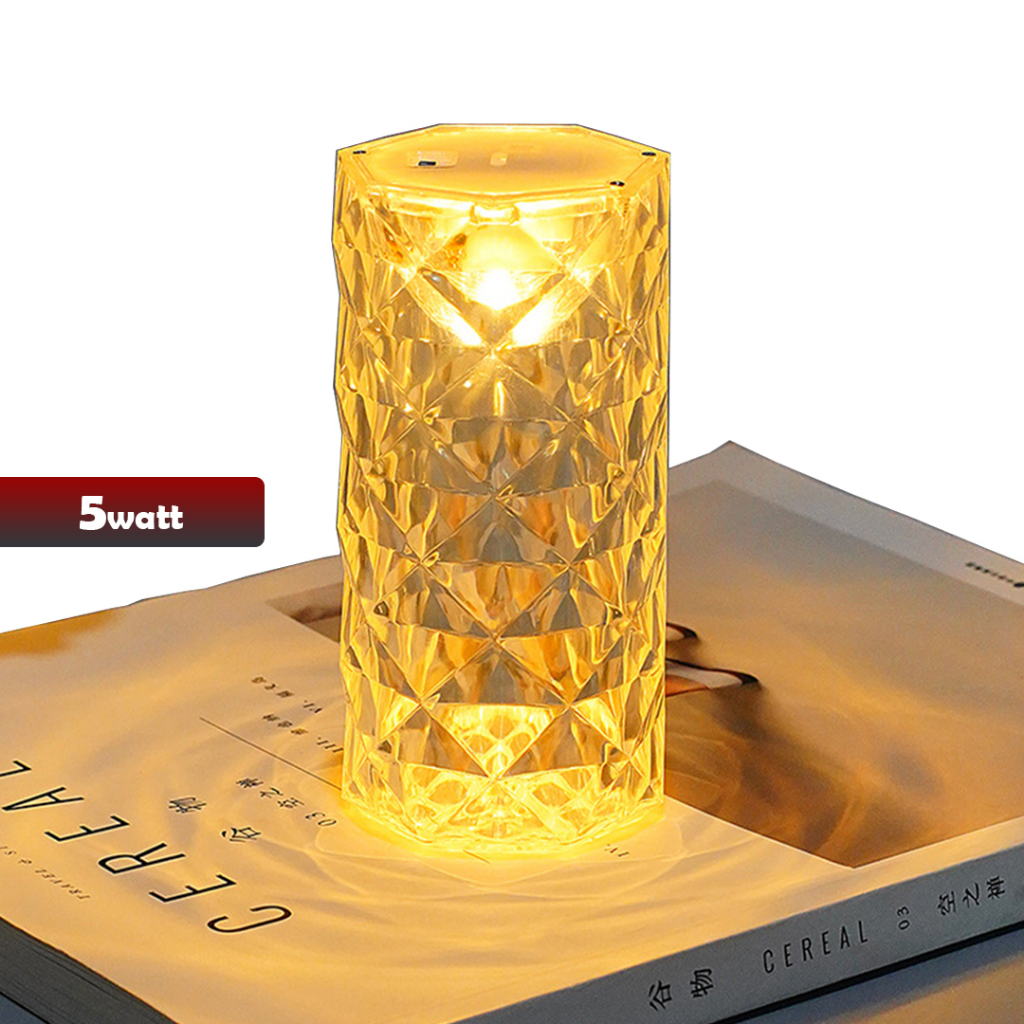 Lampu Crystal Meja / Lampu Hias Aesthetic Diamond Mewah - YOYOSOO