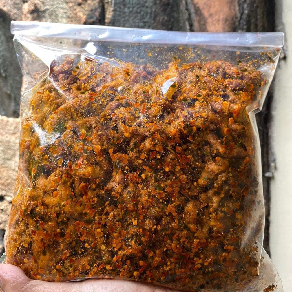 Usus Crispy bumbu pedas 1 kg (1000 gram)