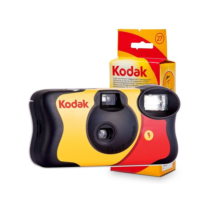 Kodak FunSaver 27 exp Disposable Camera Flash 35mm ISO 800 Fun Saver