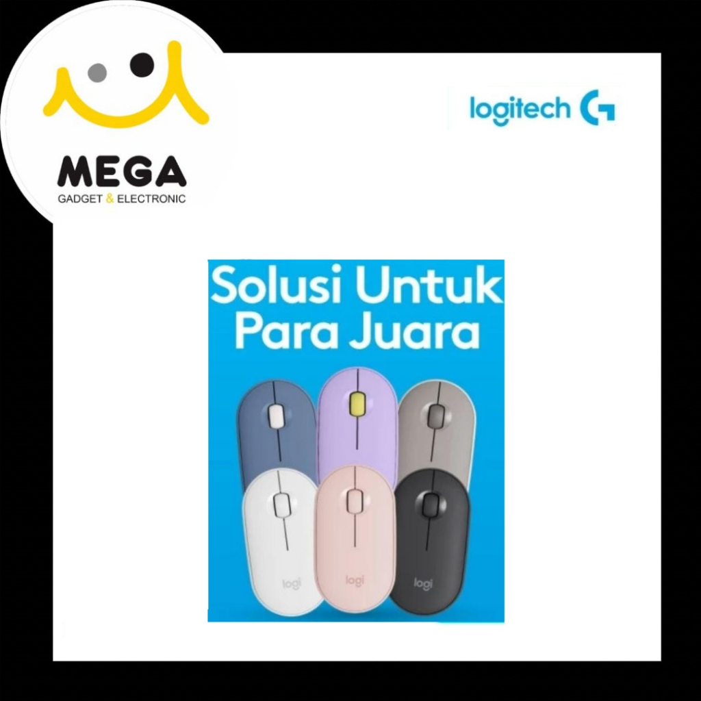 Logitech Pebble M350 Mouse Wireless Bluetooth Garansi Resmi Logitech Indonesia