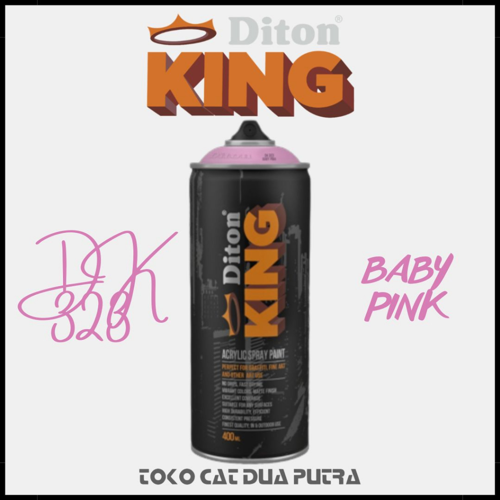 Diton King 400ml DK 323 Baby Pink