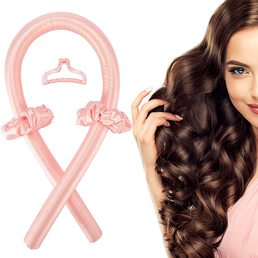 MAANGE Satin Heatless Curling Set - Rol Rambut untuk Ikal Tanpa Panas | Pengeriting Rambut untuk Tidur | Ikat Kepala Batang Pengeriting Tanpa Panas1460