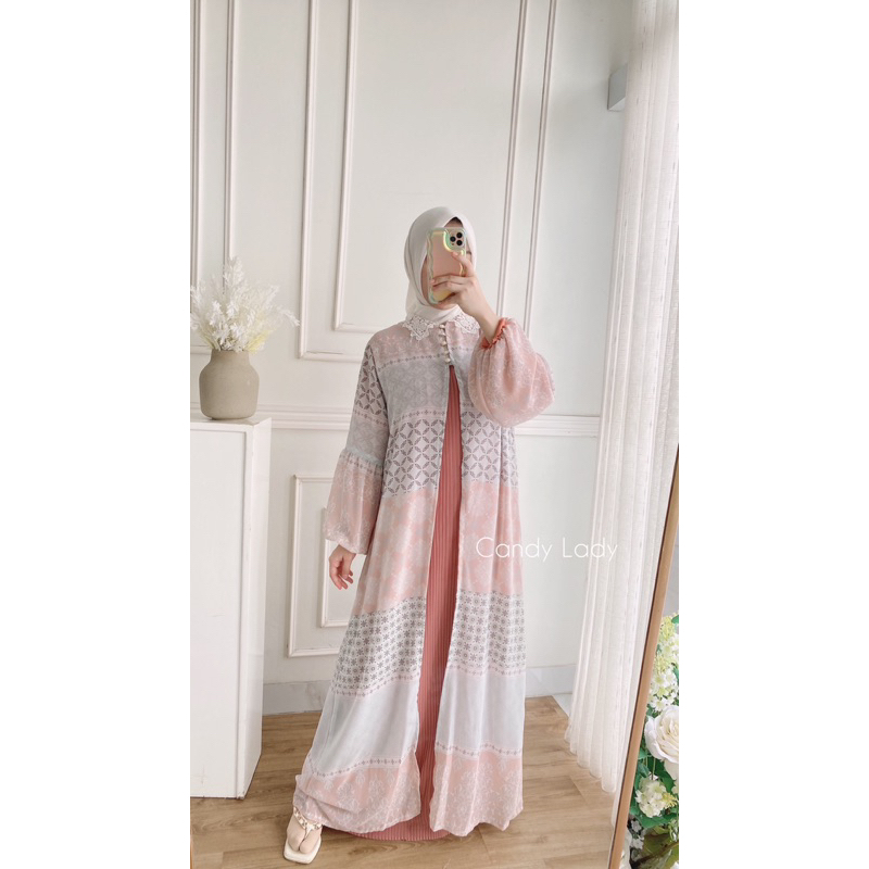 Lavina Pleats Maxi 2In1