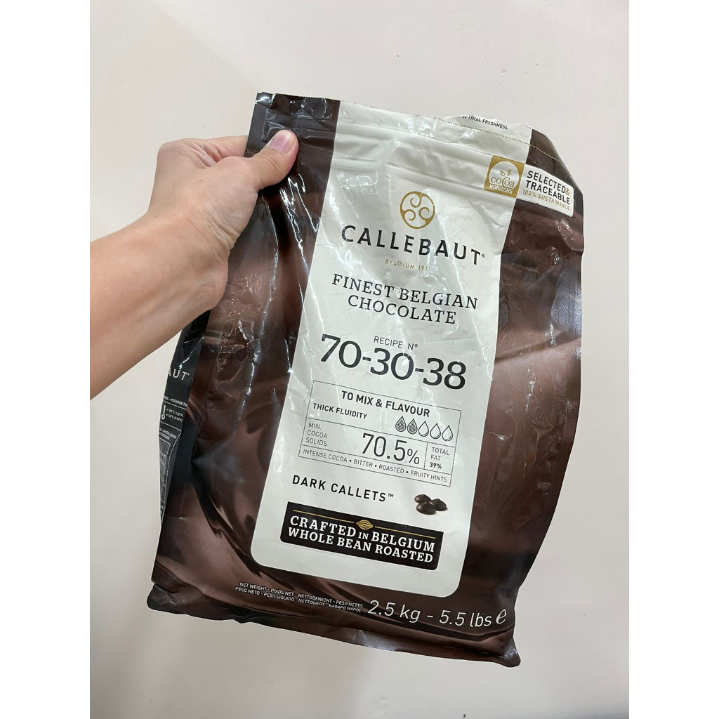 

CALLEBAUT 70% - Finest Belgian Chocolate (2,5 Kg)