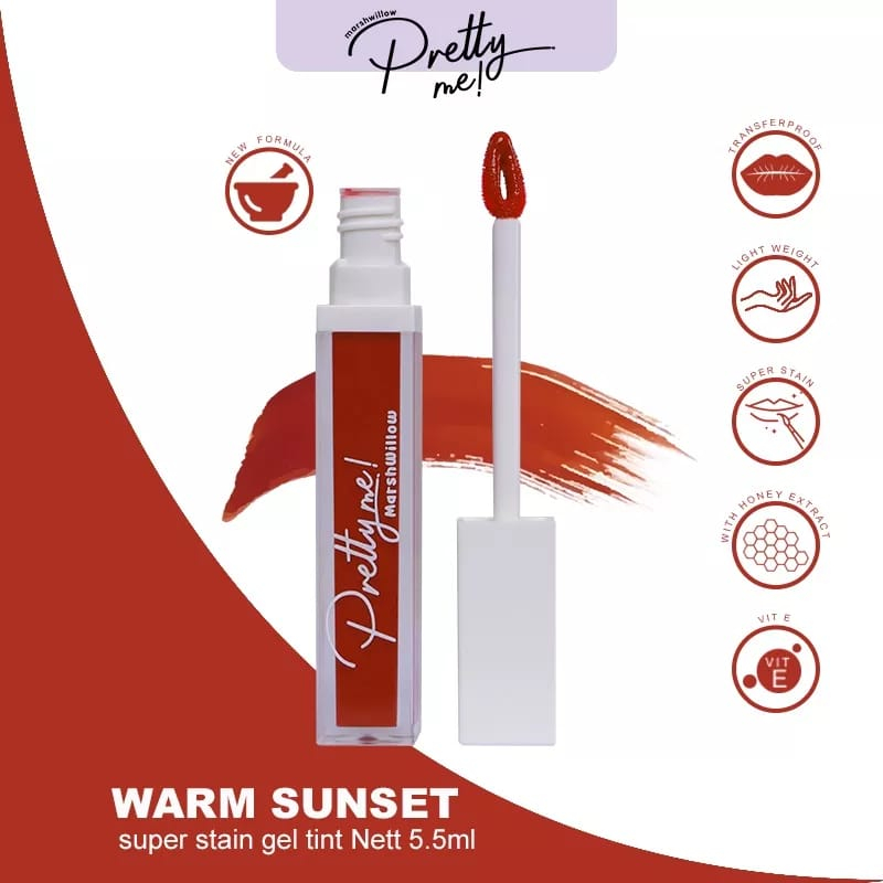 Marshwillow Pretty Me Super Stain Gel Tint, By Natasha Wilona