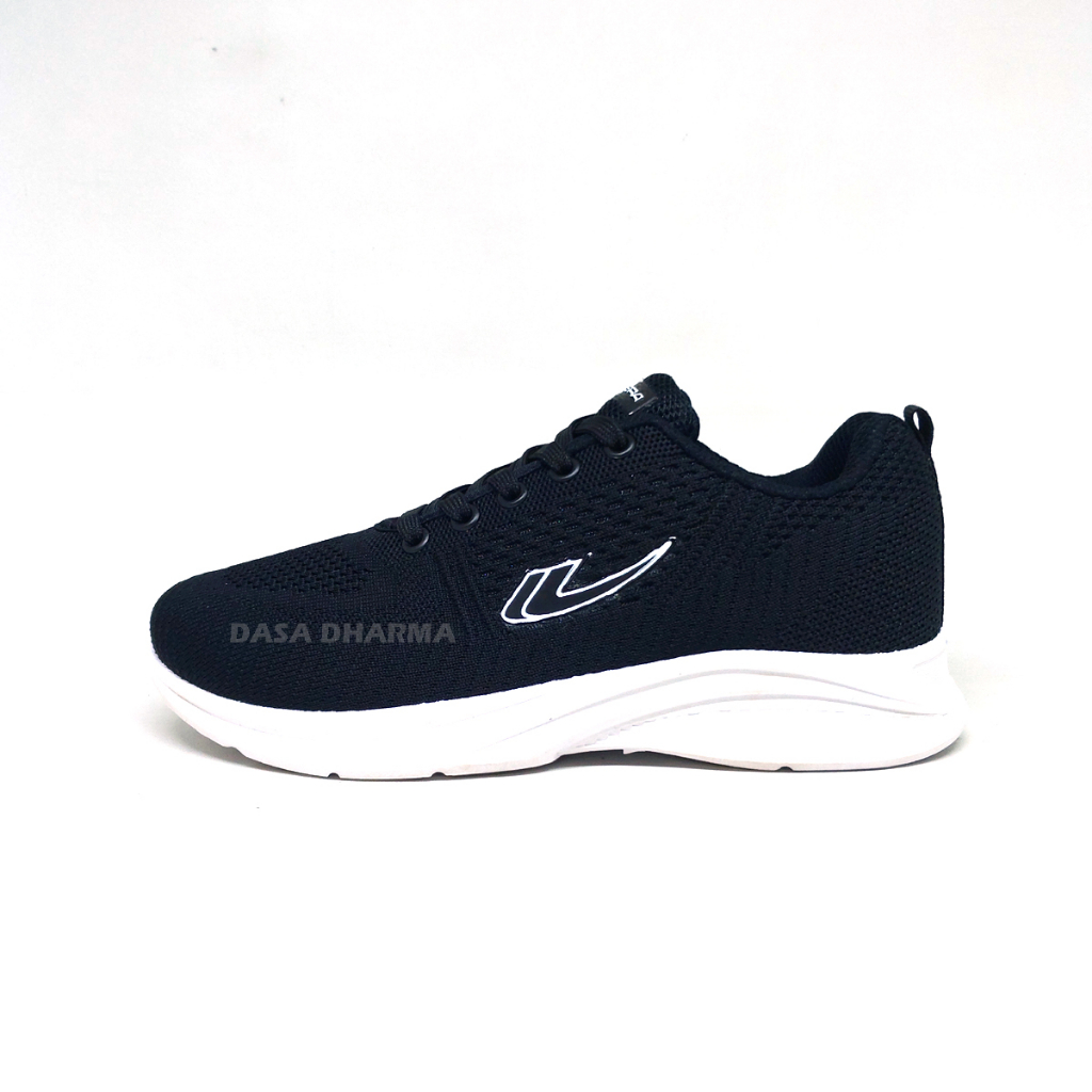 Sepatu New Era Alphard 06 L Sekolah Anak SD SMP Sneakers Hitam Putih Size 35 - 38