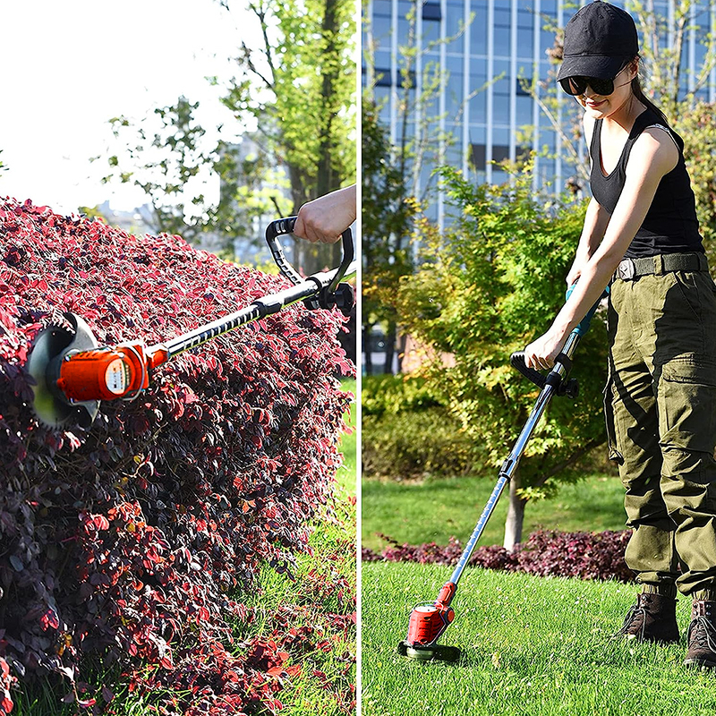 INT Mesin Pemotong Rumput Tanpa Kabel RPM Tinggi Mesin Potong Rumput Cordless Lawn Mower Electric Grass Trimmer with Li-ion Batteries