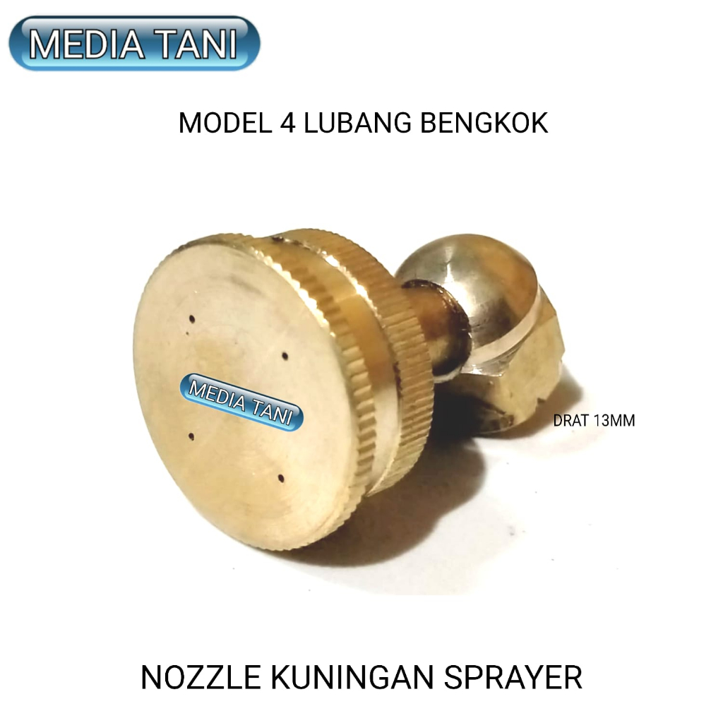 Nozzle sprayer kabut nozzle sprayer elektrik nozzle sprayer pertanian kuningan lubang 4 spuyer kabut