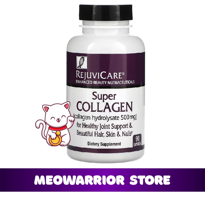 Rejuvicare Super Collagen 500 mg sendi kulit rambut kuku isi 90 kapsul