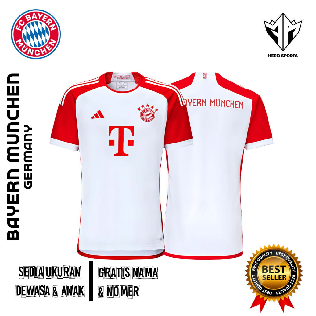 Jersey Bayern Munchen 2023/24 Full Terbaru