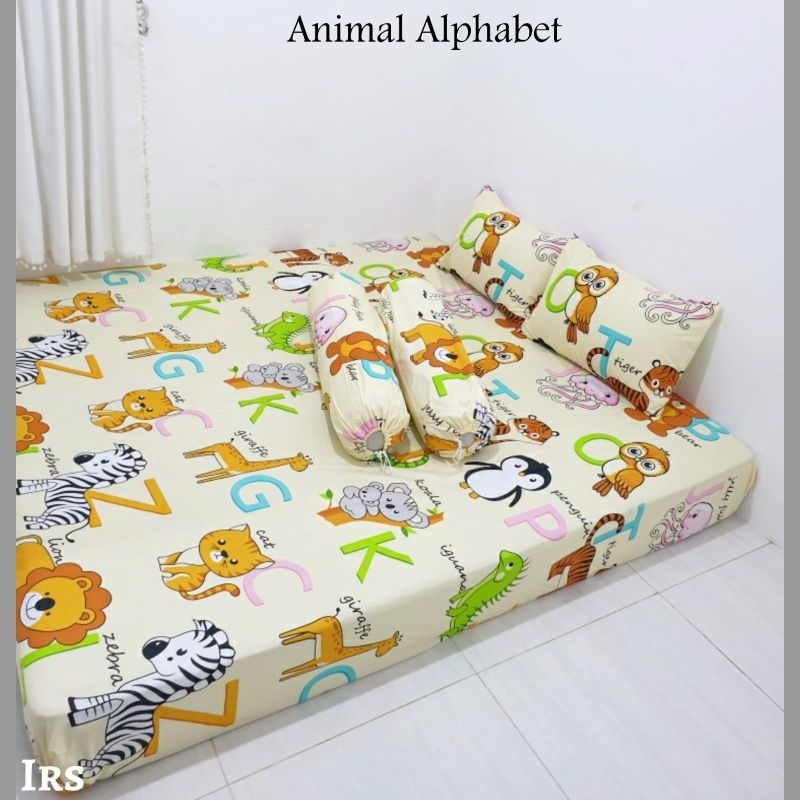 Sprei Homemade Motif ANIMAL / ALPACA DAY / WILD WORLD / ANIMAL ALPHABET / NARUTO