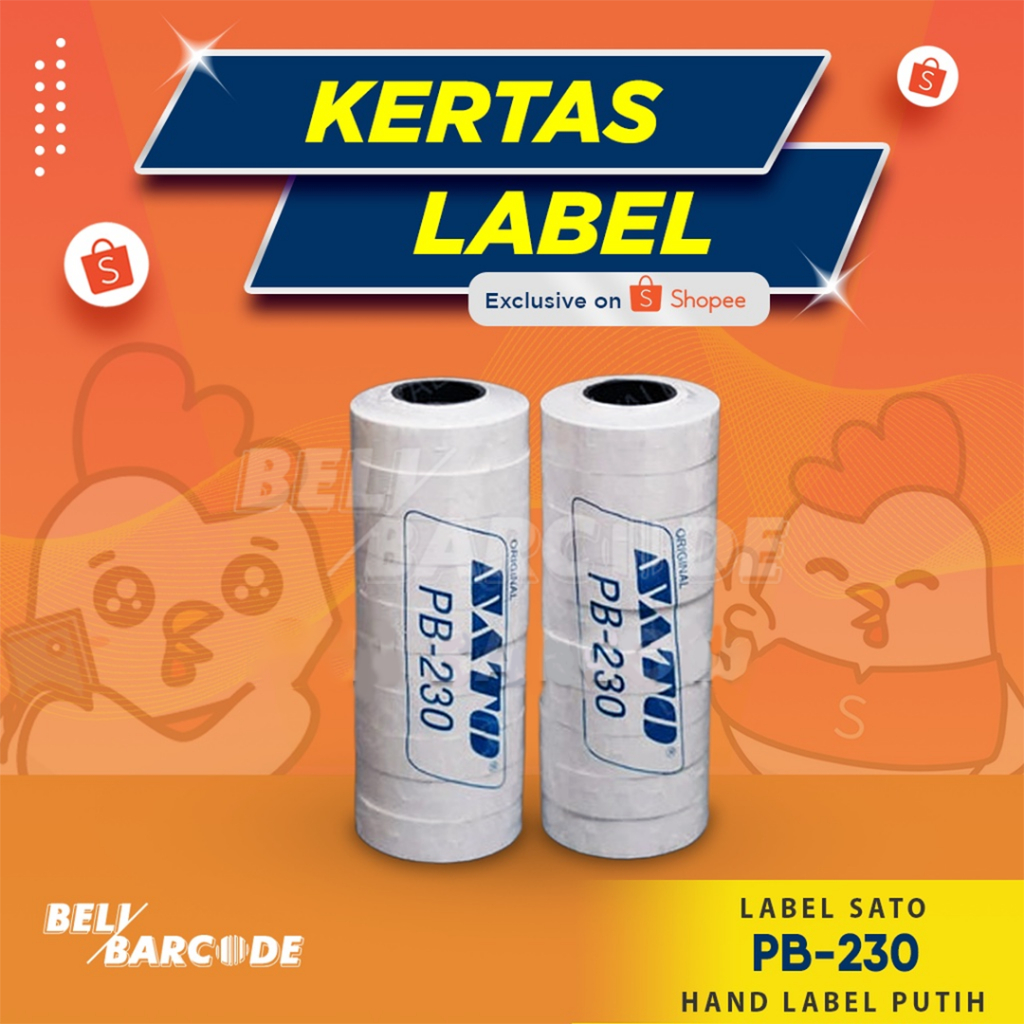 HANDLABEL SATO PB-230 POLOS PUTIH